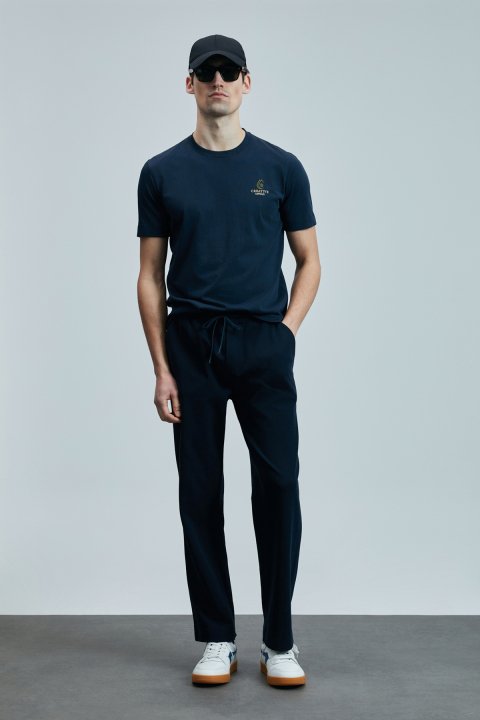 Olıvıa Modern Grafik T- Shirt Lacivert - Lufian