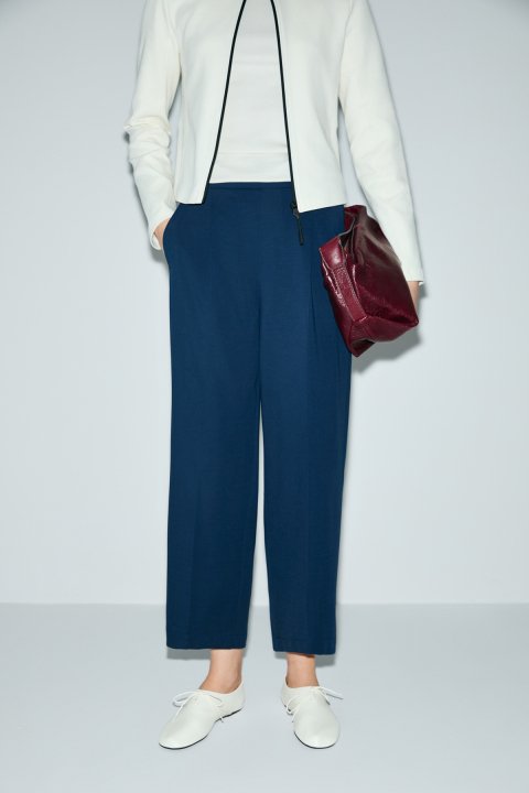 Olıvıa Women's Trousers Navy Blue - Lufian (1)