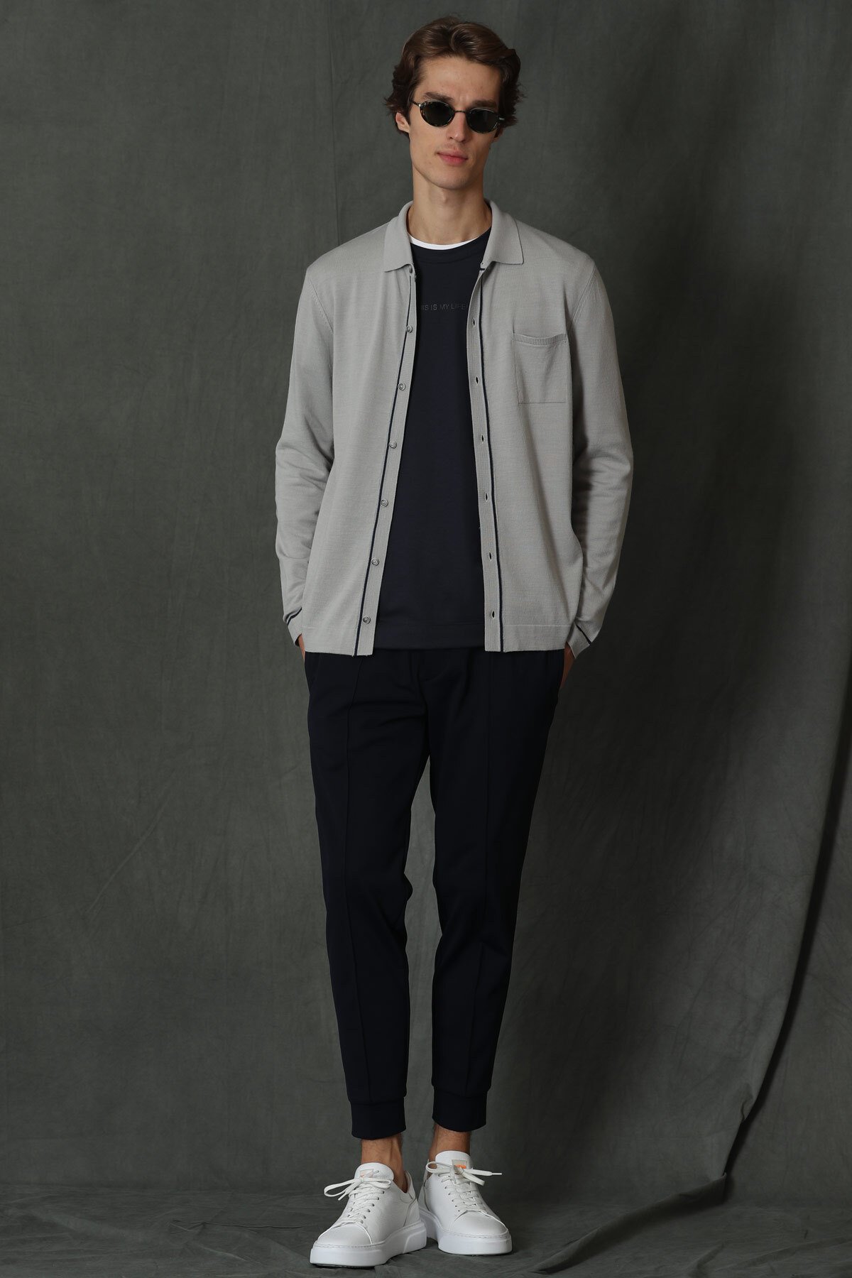 Orka Mens Sweater Stone - Lufian (1)