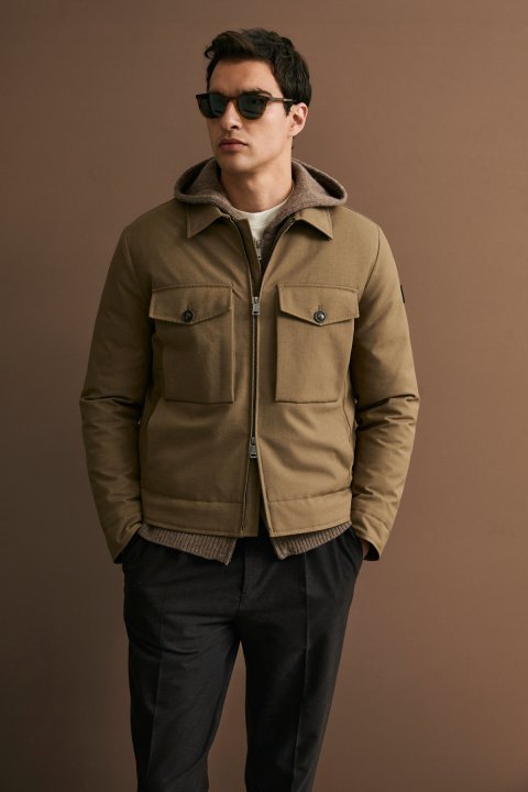 Goose Feather Male Coat Soıl - LUFIAN
