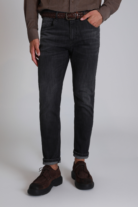 Owen Smart Jean Erkek Pantolon Slim Fit Grey - Lufian (1)