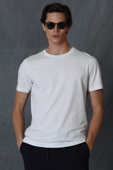 Pablo Modern Graphic T- Shirt Whıte - Lufian