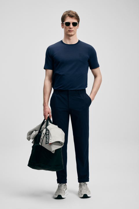 Pablo Men's Basic T-Shirt Navy Blue - Lufian