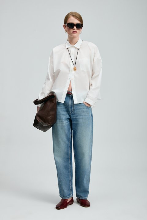 Pamela Kadın Gömlek Kırık Beyaz - Lufian