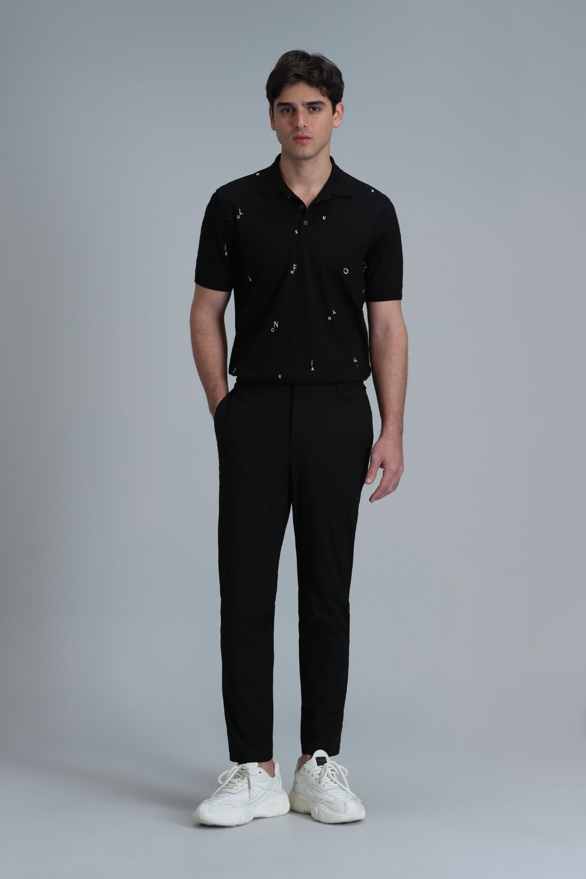 Pascal Smart Erkek Polo Tişört Siyah - Lufian (1)