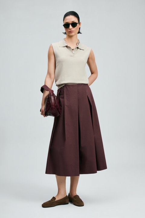 Perl Kadın Kazak Bej - Lufian