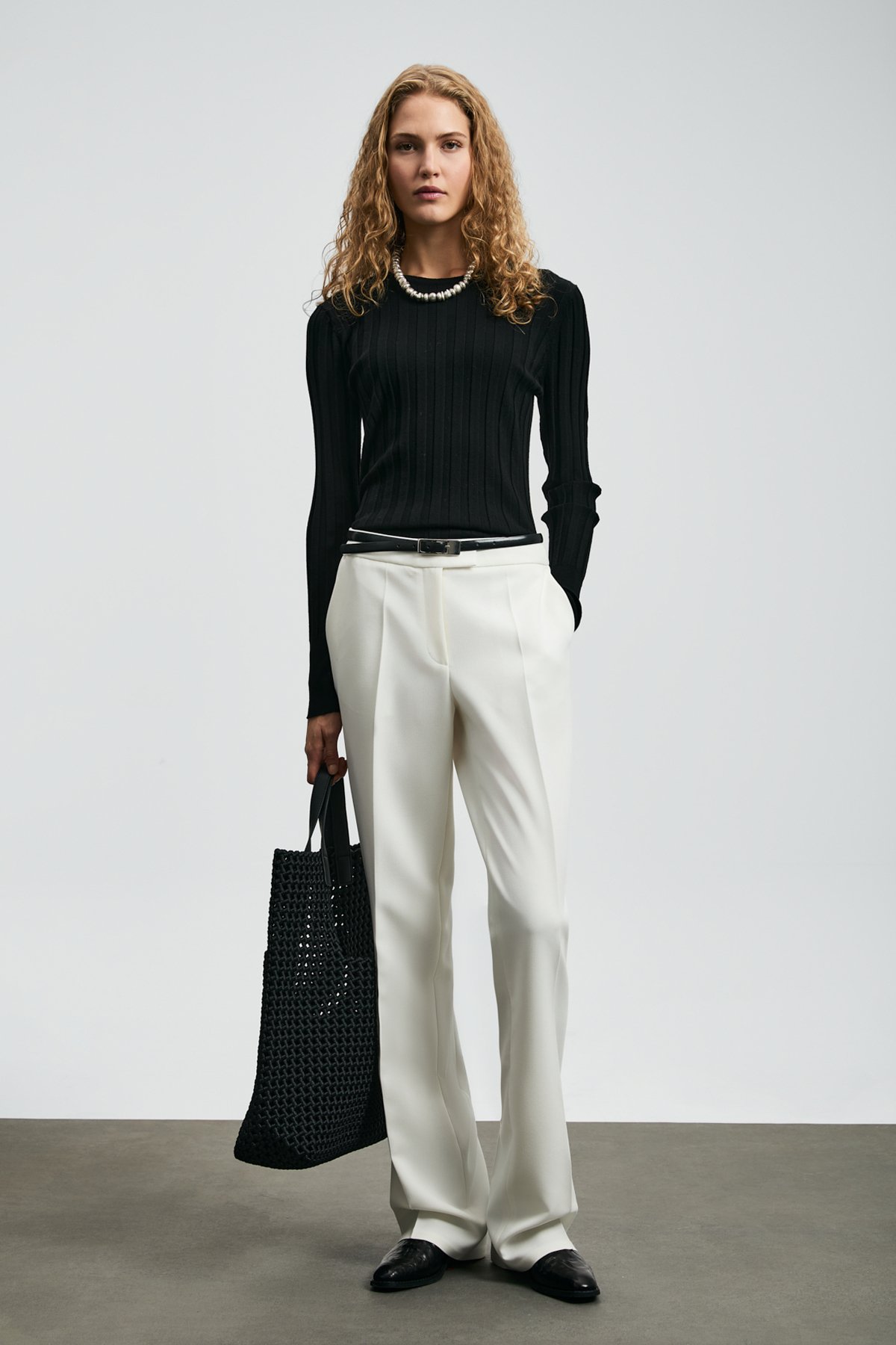 Perla Kadın Kazak Siyah - Lufian (1)