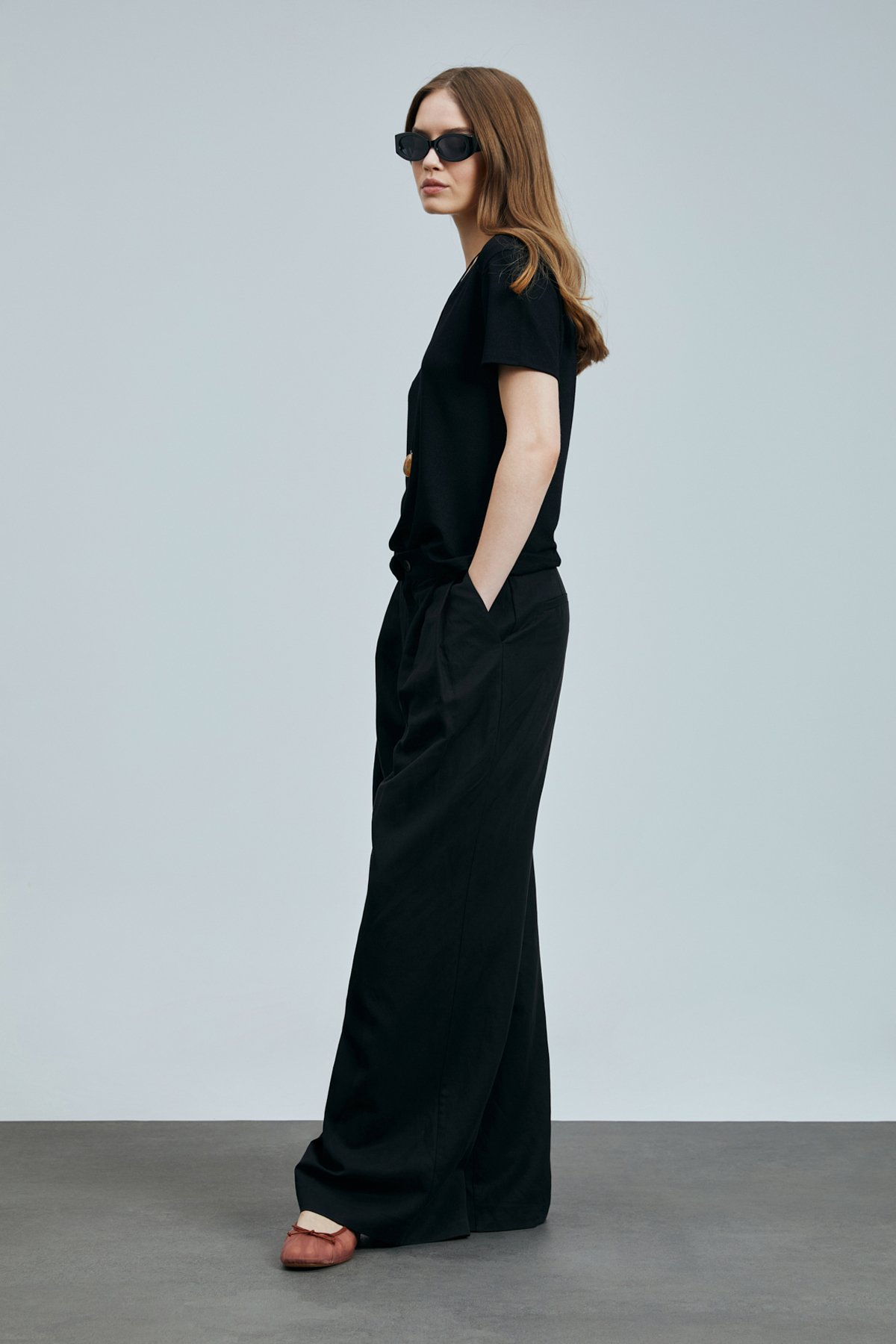 Perses Kadın T- Shırt Siyah - Lufian (1)