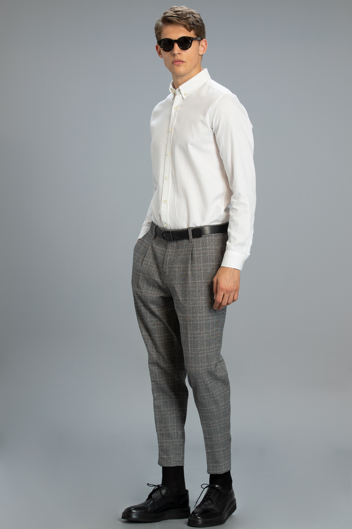 Pesaro Erkek Smart Gömlek Comfort Slim Fit Beyaz