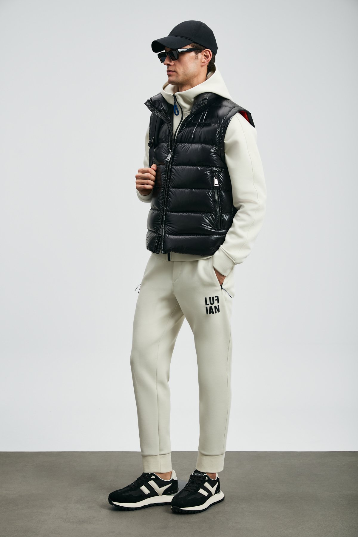 Peter Kaz Tüyü Erkek Yelek Siyah - Lufian (1)