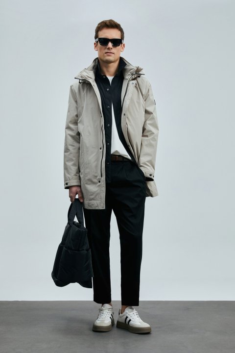 Peter Men's Coat Camel Hair - Lufian
