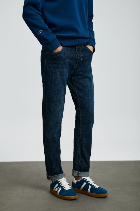 Peter Spor Jean Erkek Pantolon Slim Fit Mavi - Lufian (1)