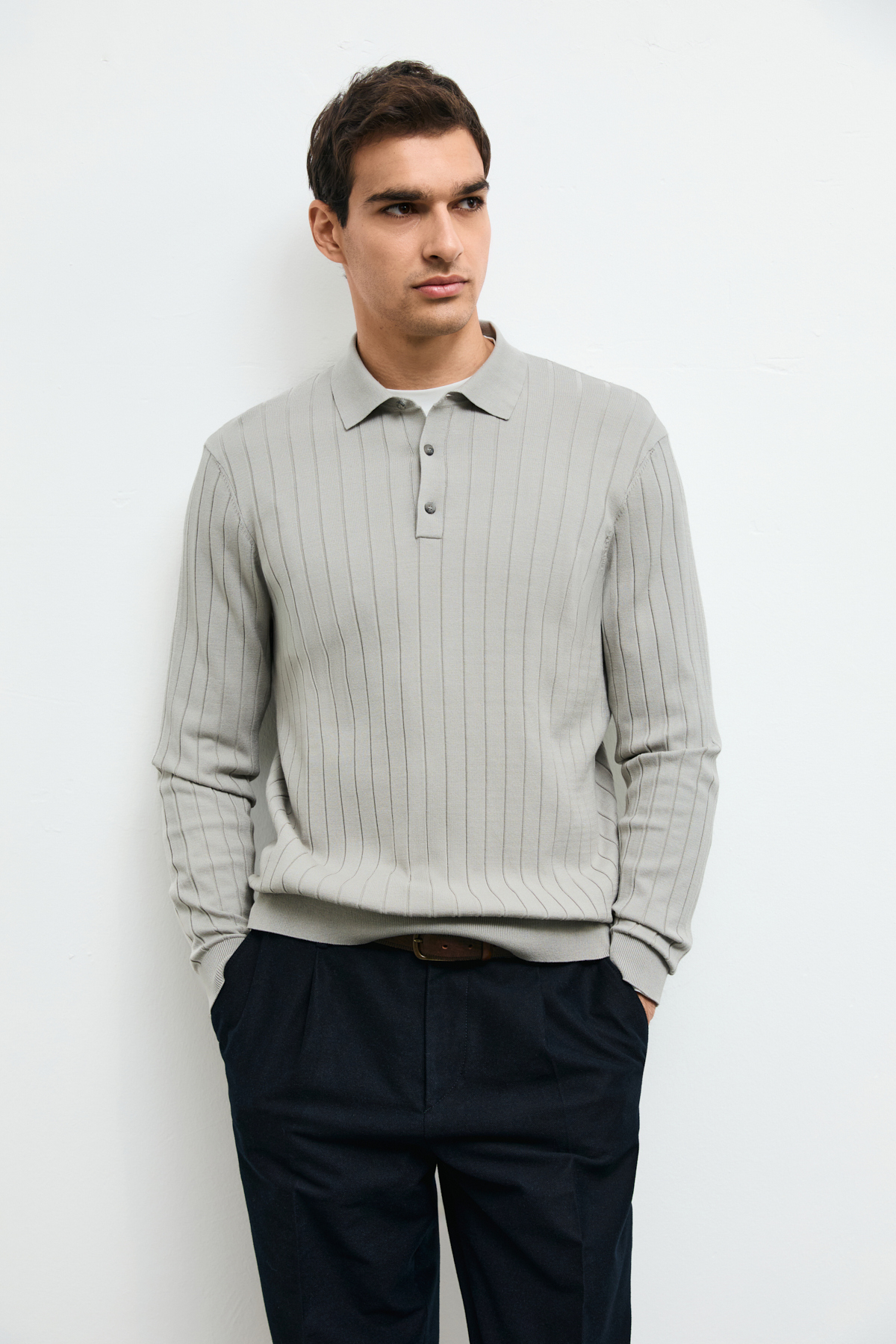 Mens Sweater Beıge - LUFIAN