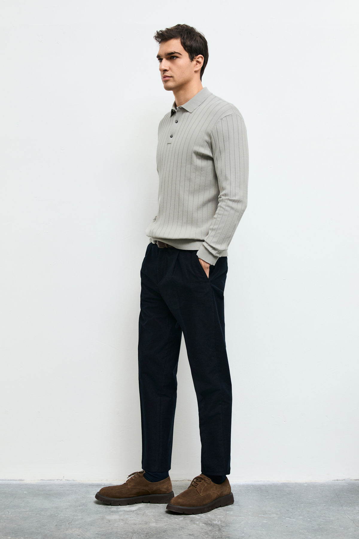 Mens Sweater Beıge - LUFIAN