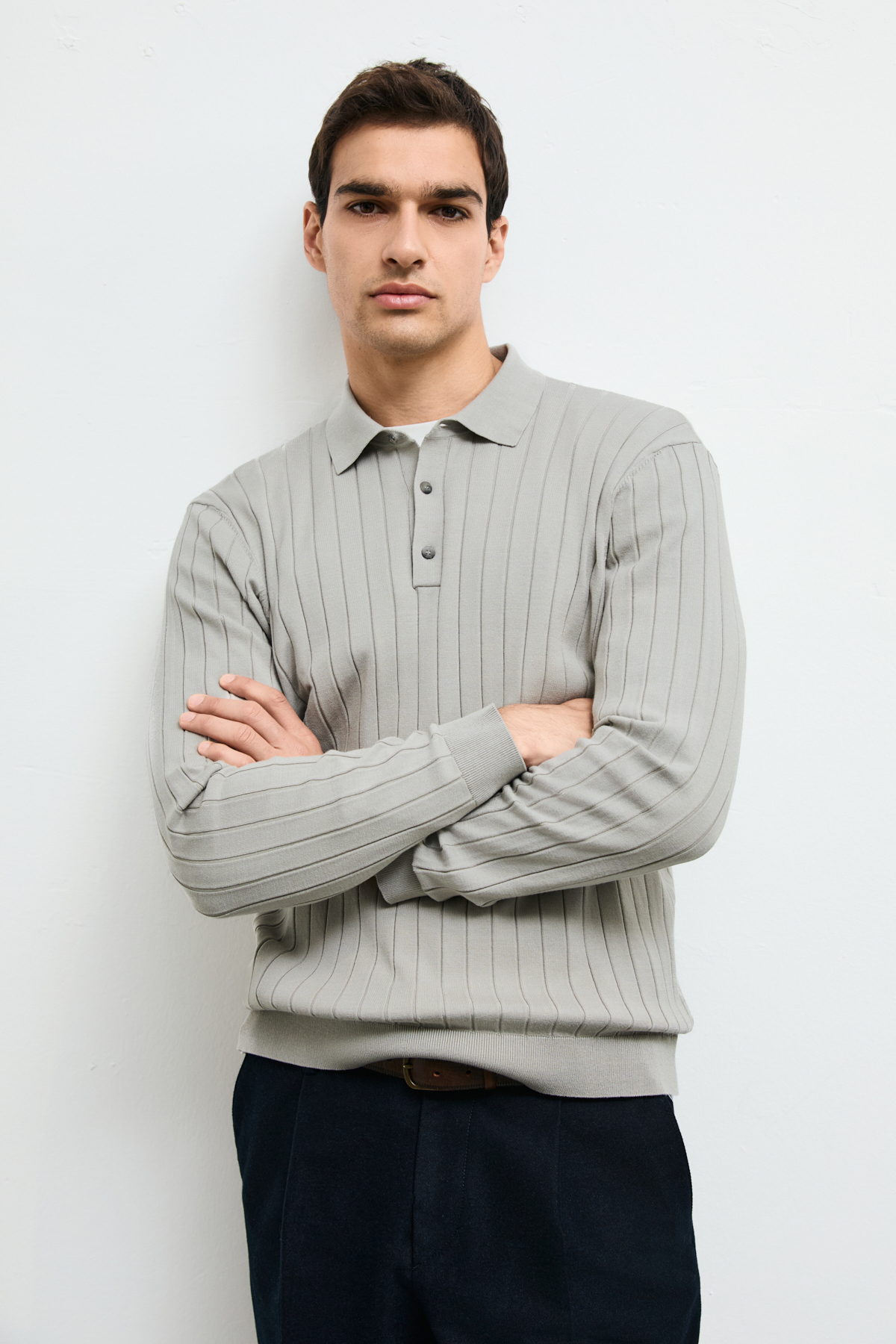 Mens Sweater Beıge - LUFIAN