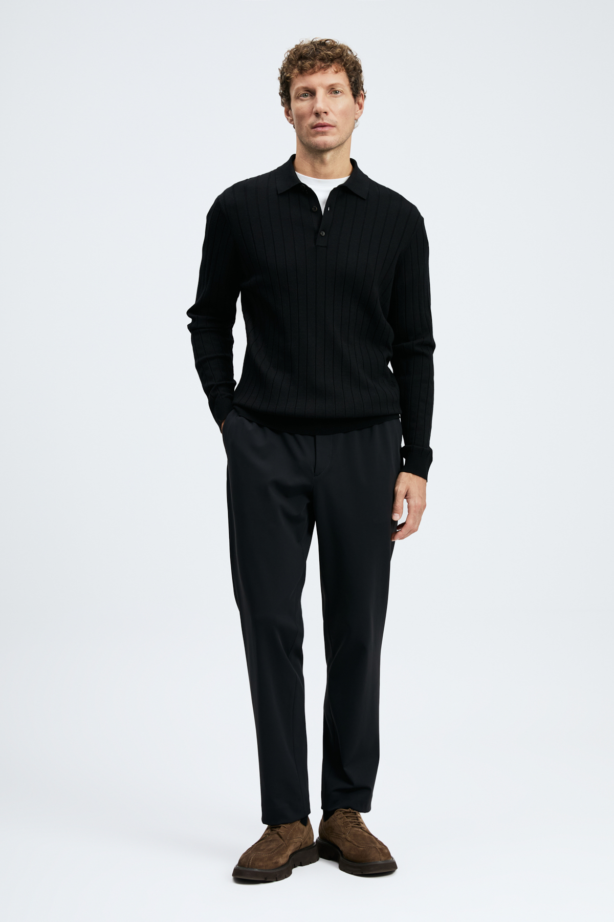 Mens Sweater Black - LUFIAN