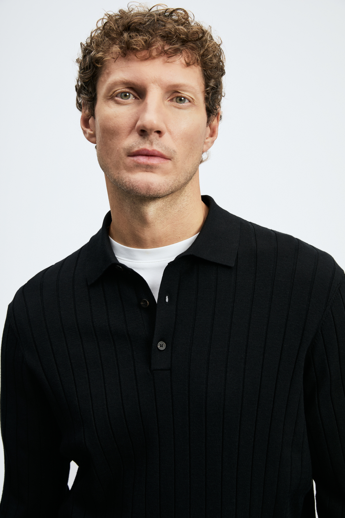 Mens Sweater Black - LUFIAN (1)