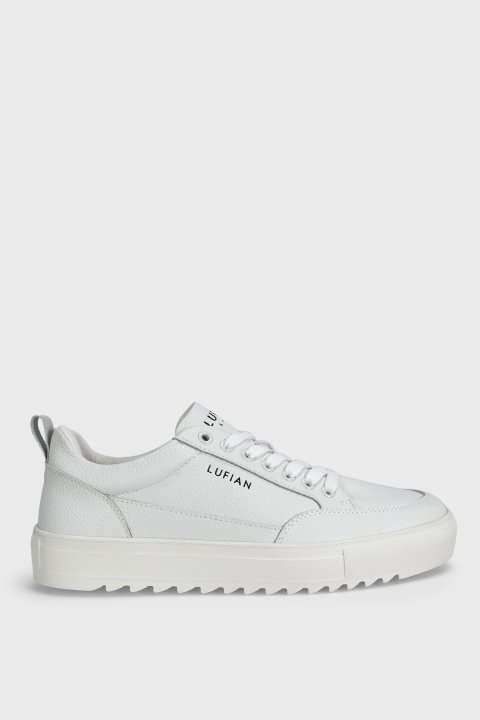 Phılıp Erkek Deri Sneaker Ayakkabı Beyaz - Lufian