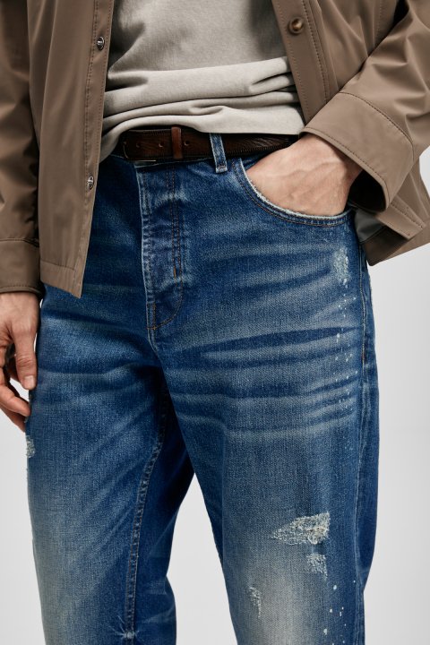 Phılıp Smart Jean Erkek Pantolon Slim Fit İndigo - LUFIAN