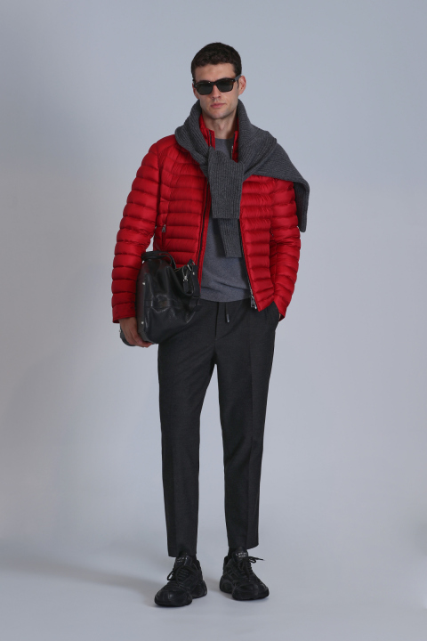 Pier Spor Erkek Chino Pantolon Slim Fit Koyu Gri - Lufian