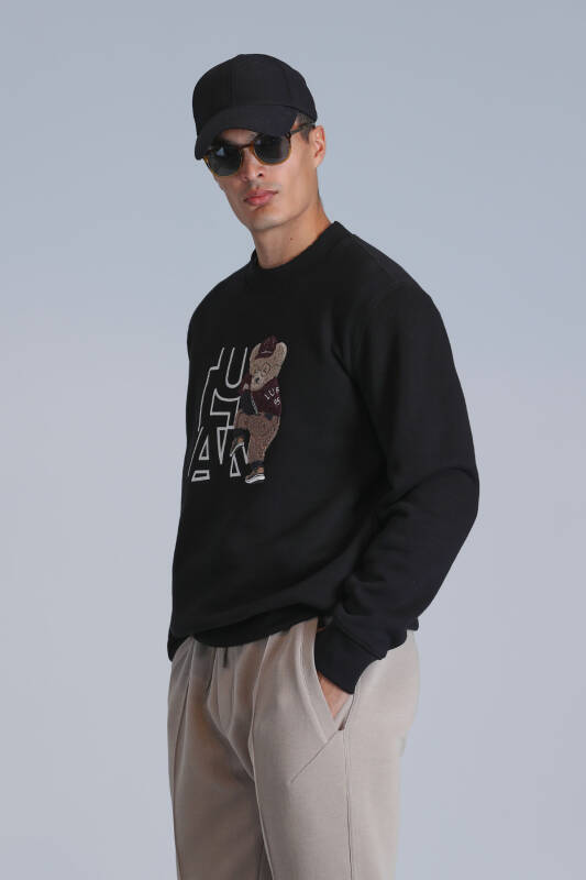 Pıtcher Erkek Sweatshirt Siyah - 5