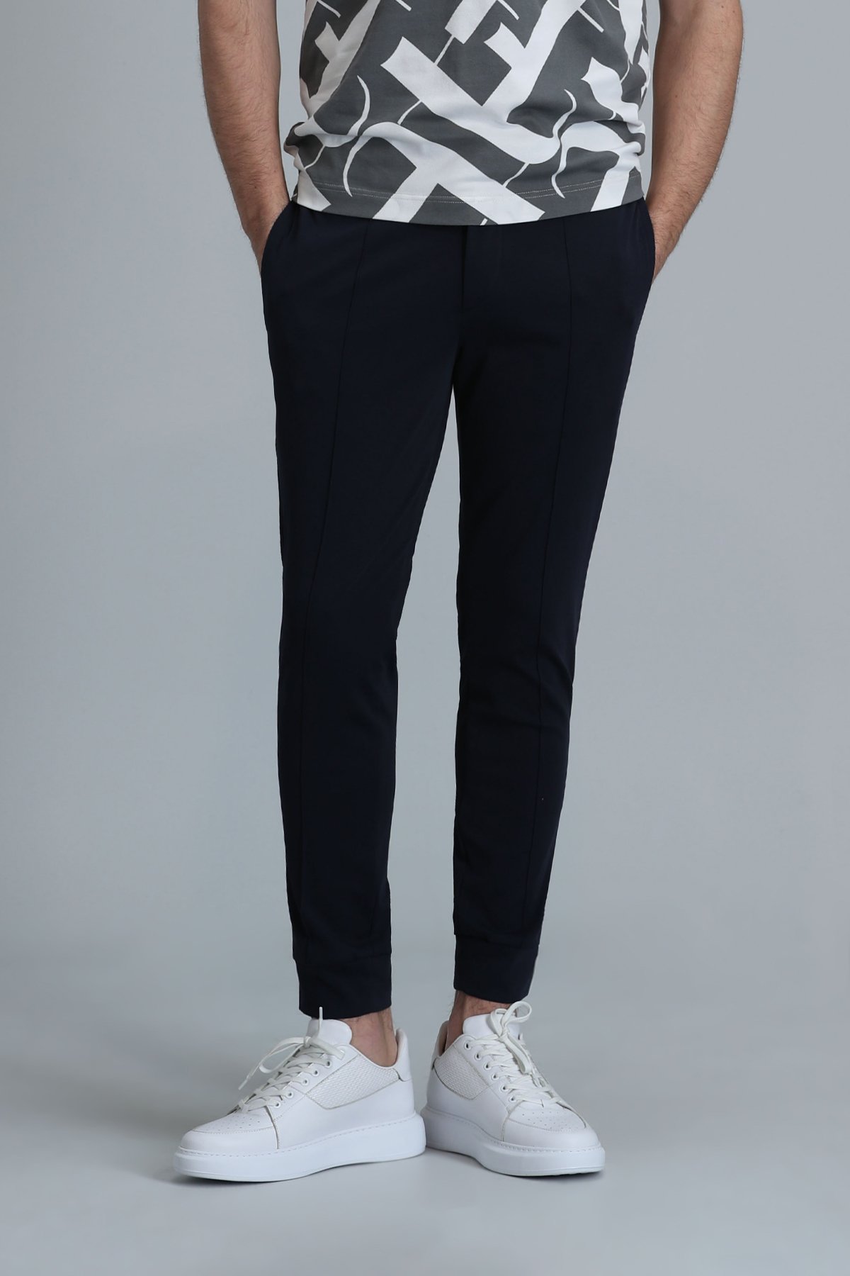 Pito Jogger Pantolon Tailored Fit Lacivert - Lufian (1)