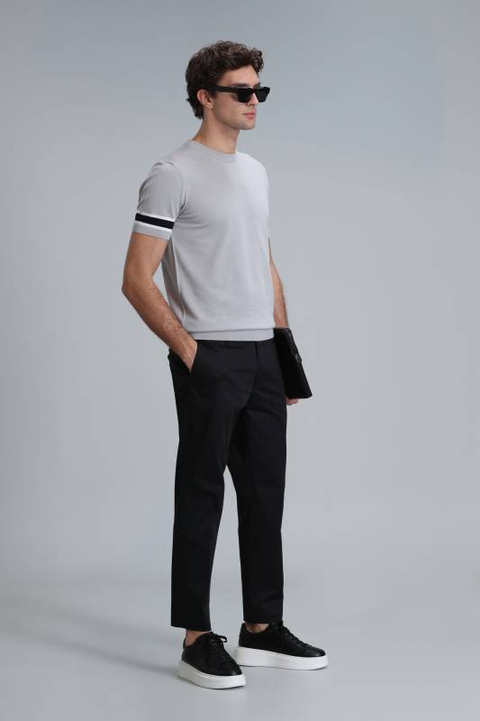 Plus Smart Erkek Chino Pantolon Slim Fit Siyah - 3