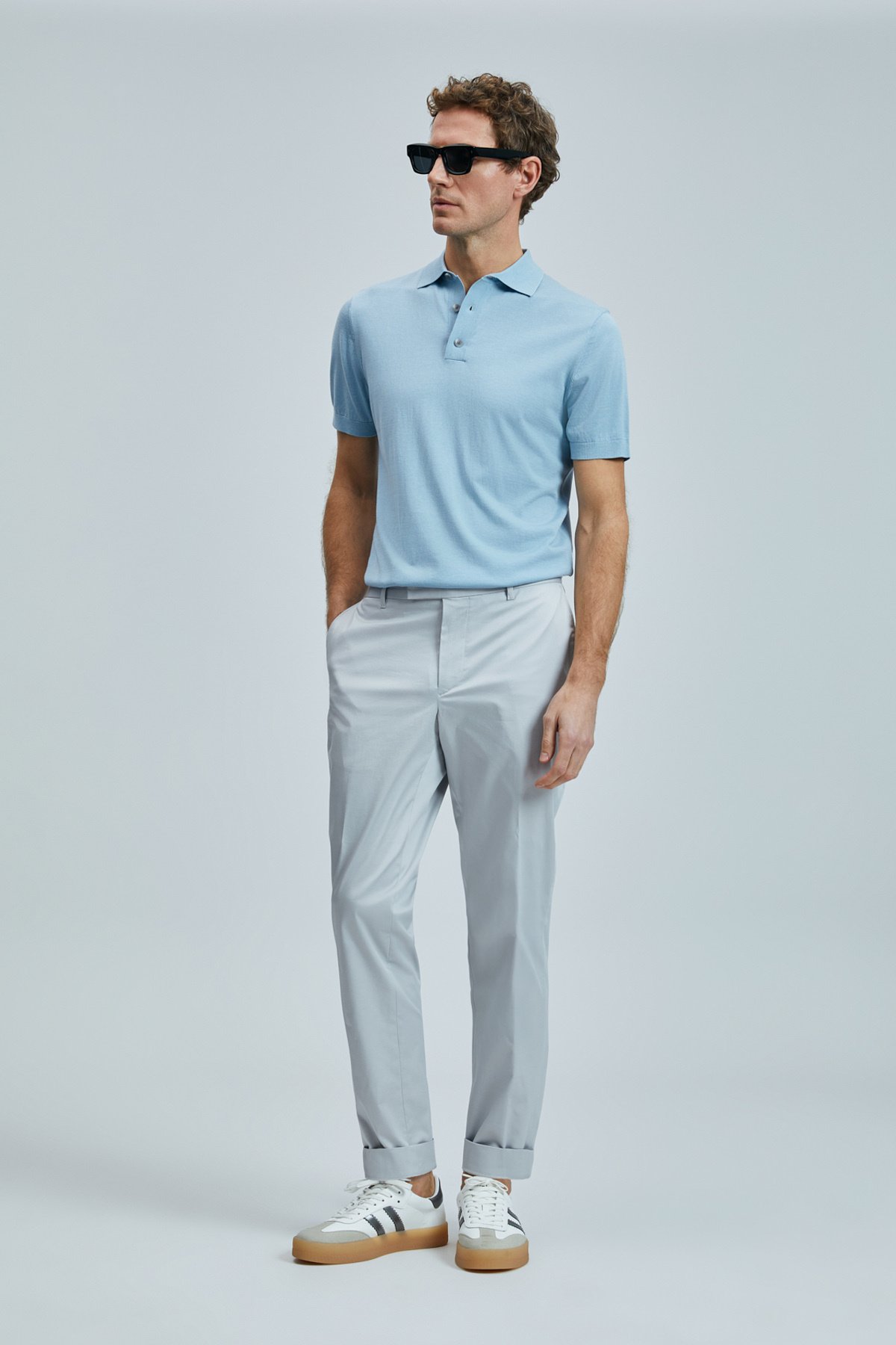 Plus Smart Erkek Chino Pantolon Slim Fit Taş - Lufian (1)