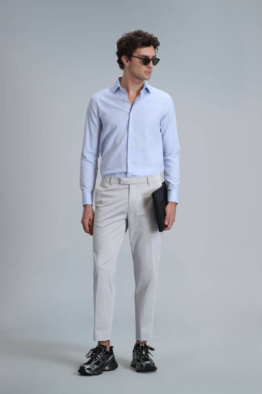 Plus Smart Erkek Chino Pantolon Slim Fit Taş - 4