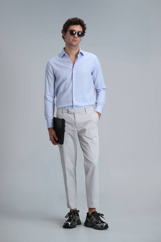 Plus Smart Erkek Chino Pantolon Slim Fit Taş - 5