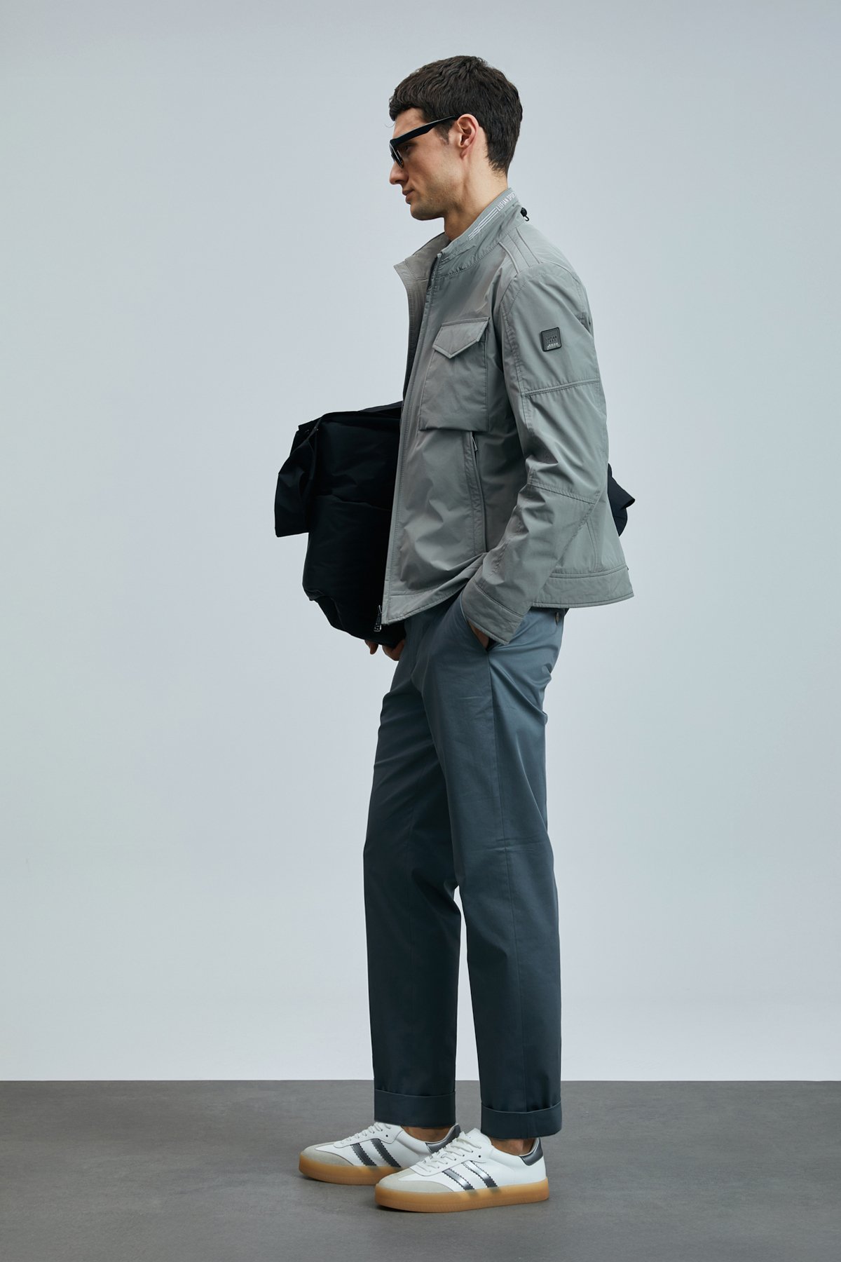 Plus Smart Erkek Chino Pantolon Slim Fit Yeşil - Lufian (1)