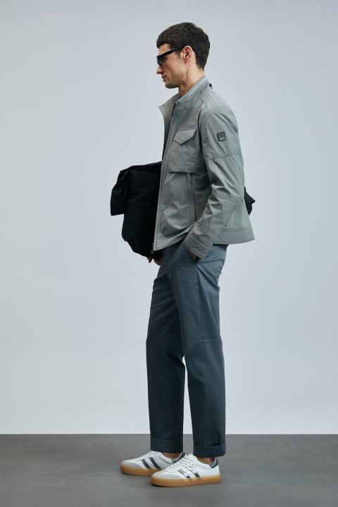 Plus Smart Erkek Chino Pantolon Slim Fit Yeşil - Lufian (1)