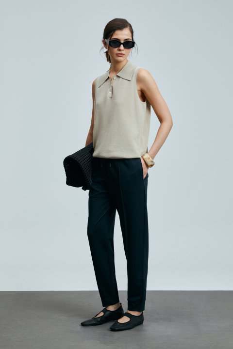 Porto Kadın Pantolon Lacivert - Lufian (1)