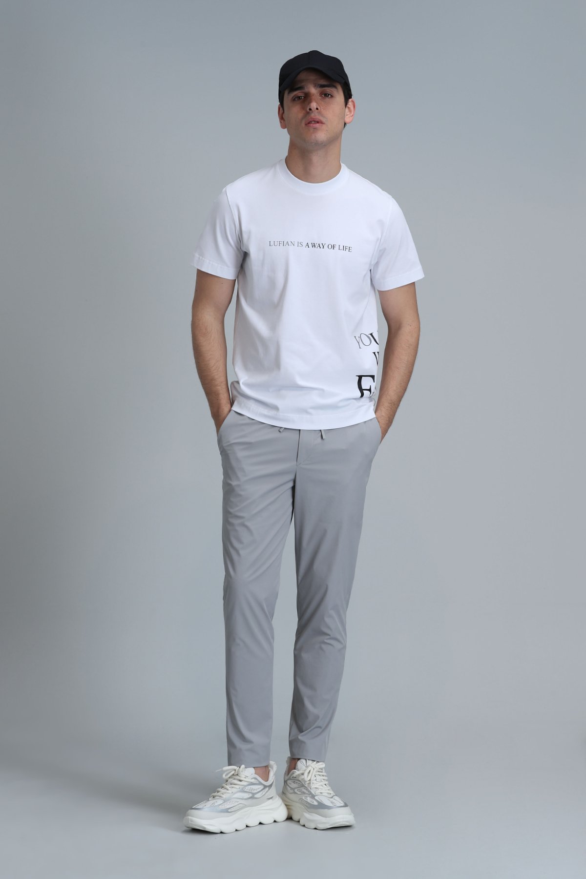 Potter Modern Grafik T- Shirt Beyaz - Lufian (1)