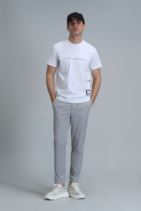 Potter Modern Grafik T- Shirt Beyaz - Lufian (1)