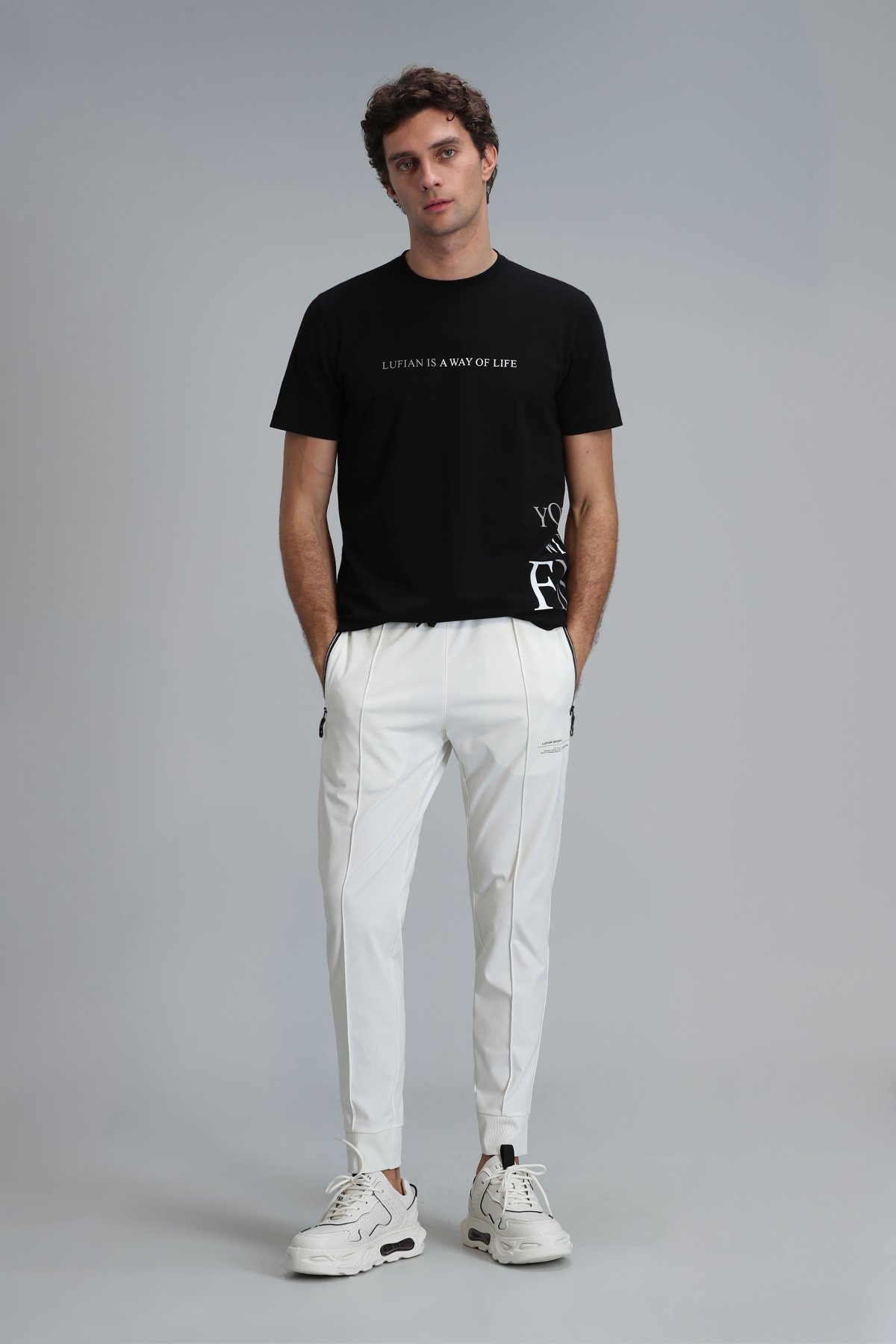 Potter Modern Grafik T- Shirt Siyah - Lufian (1)