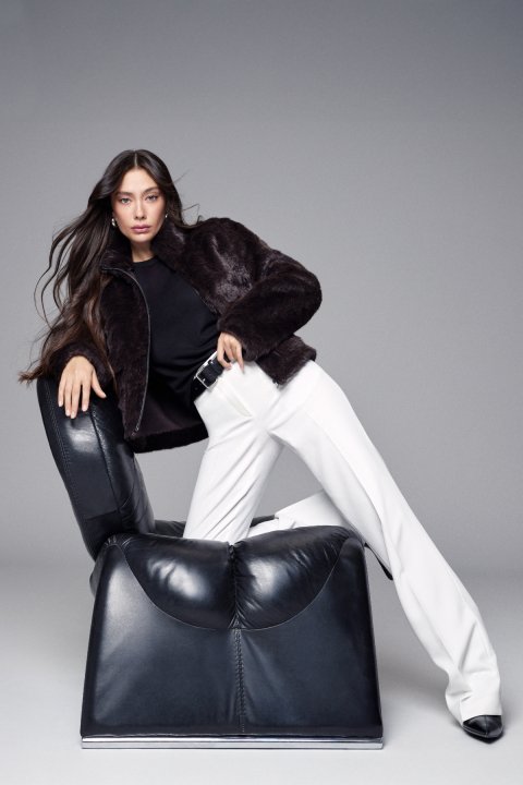 Protect Kadın Ceket Kahverengi - Lufian