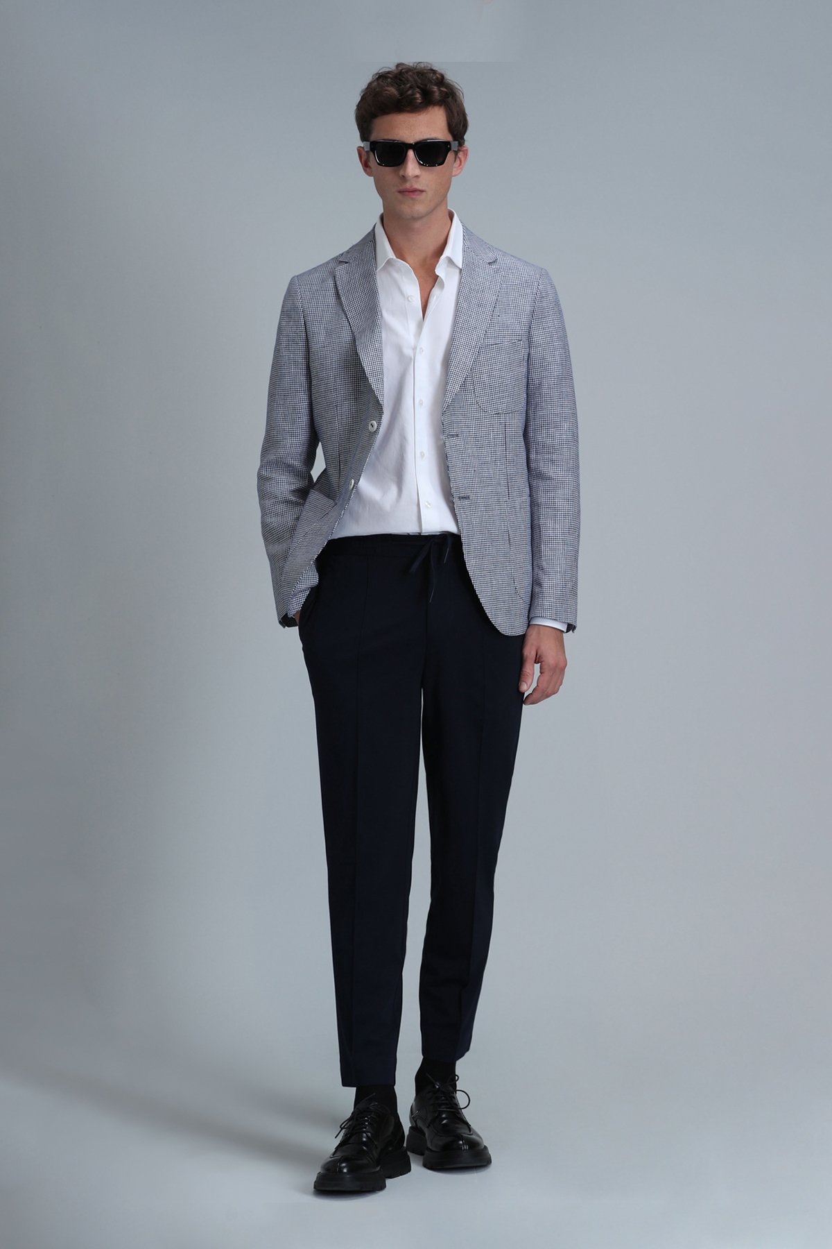 Pure Spor Erkek Blazer Ceket Slim Fit Lacivert - Lufian (1)