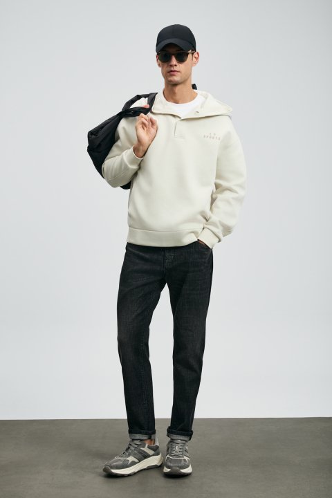 Quel Taban Slim Fit Koyu Gri - LUFIAN