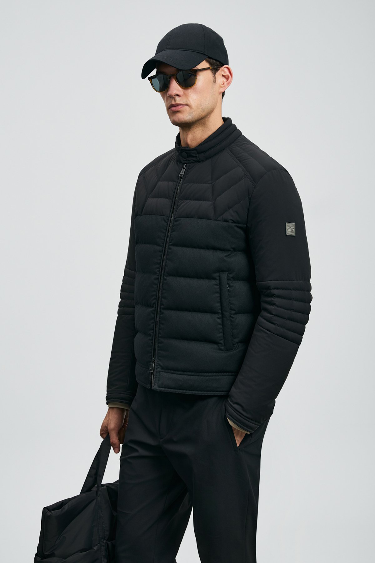 Ralf Kaz Tüyü Erkek Mont Siyah - Lufian