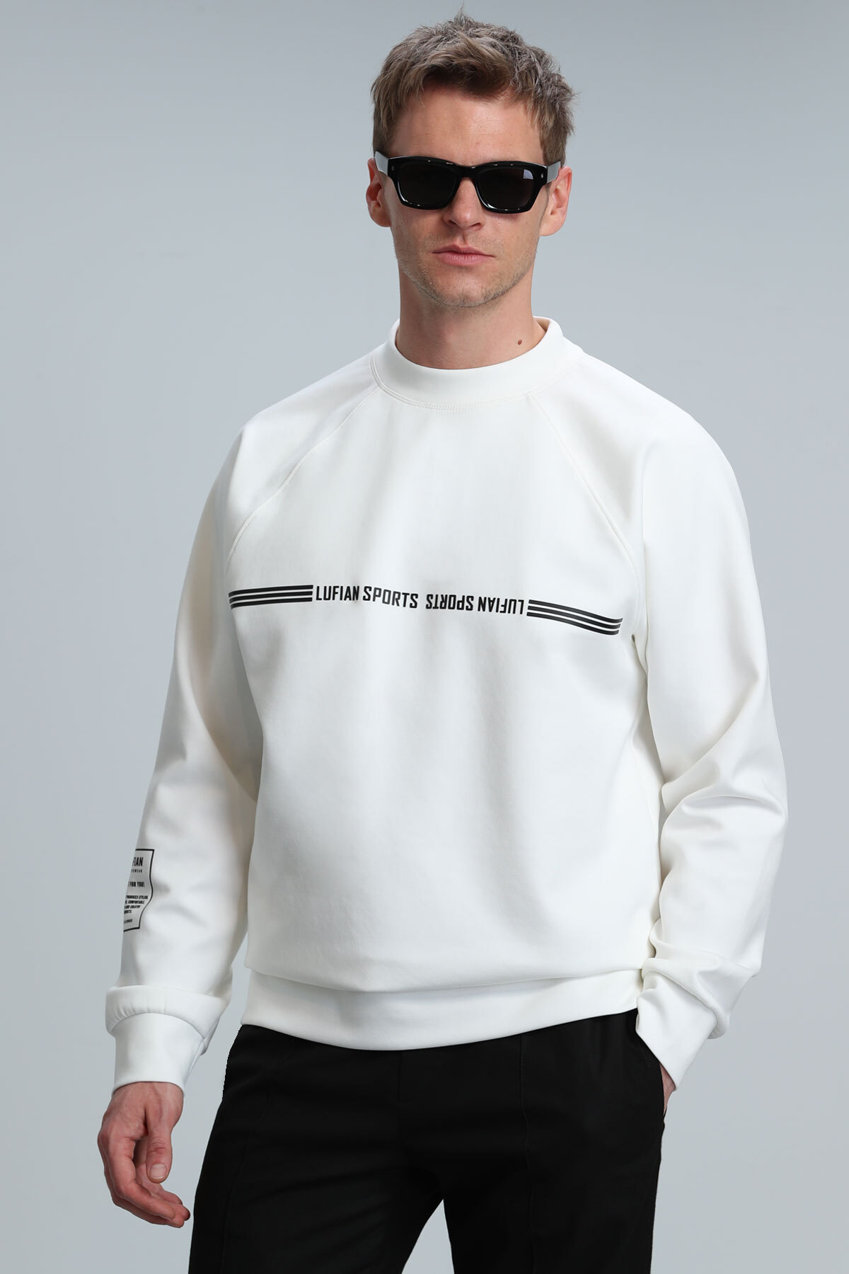 Range Erkek Sweatshirt Kırık Beyaz