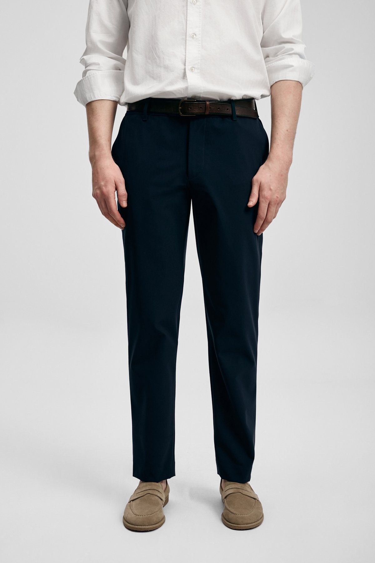 Remy Smart Erkek Chino Pantolon Slim Fit Lacivert - Lufian (1)