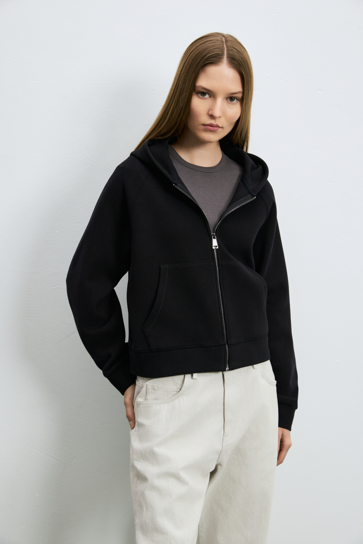 Knitted Woman Tracksuit Black - LUFIAN
