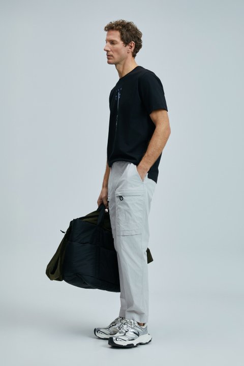 Respect Erkek Beach Jogger Pantolon Regular Fit Taş - LUFIAN