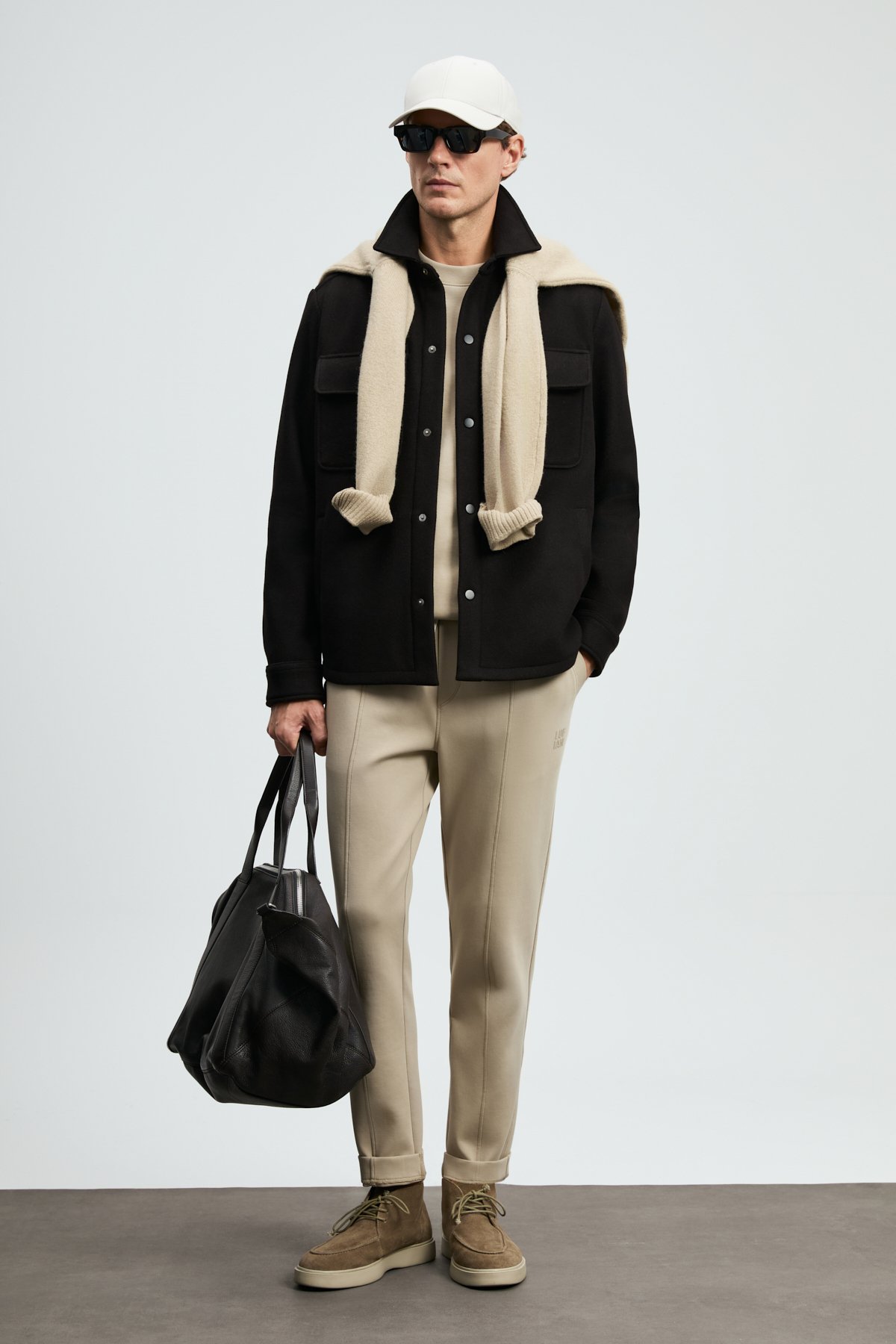 Male Tracksuit Six Beıge - Lufian