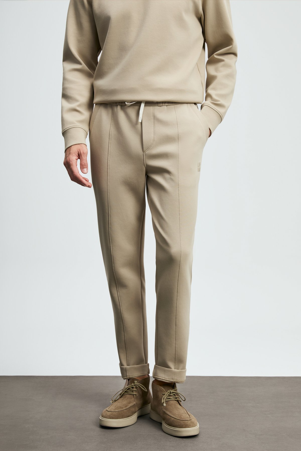 Male Tracksuit Six Beıge - Lufian