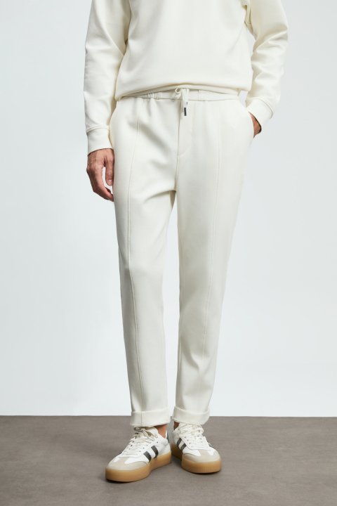Male Tracksuit Six Off Whıte - Lufian