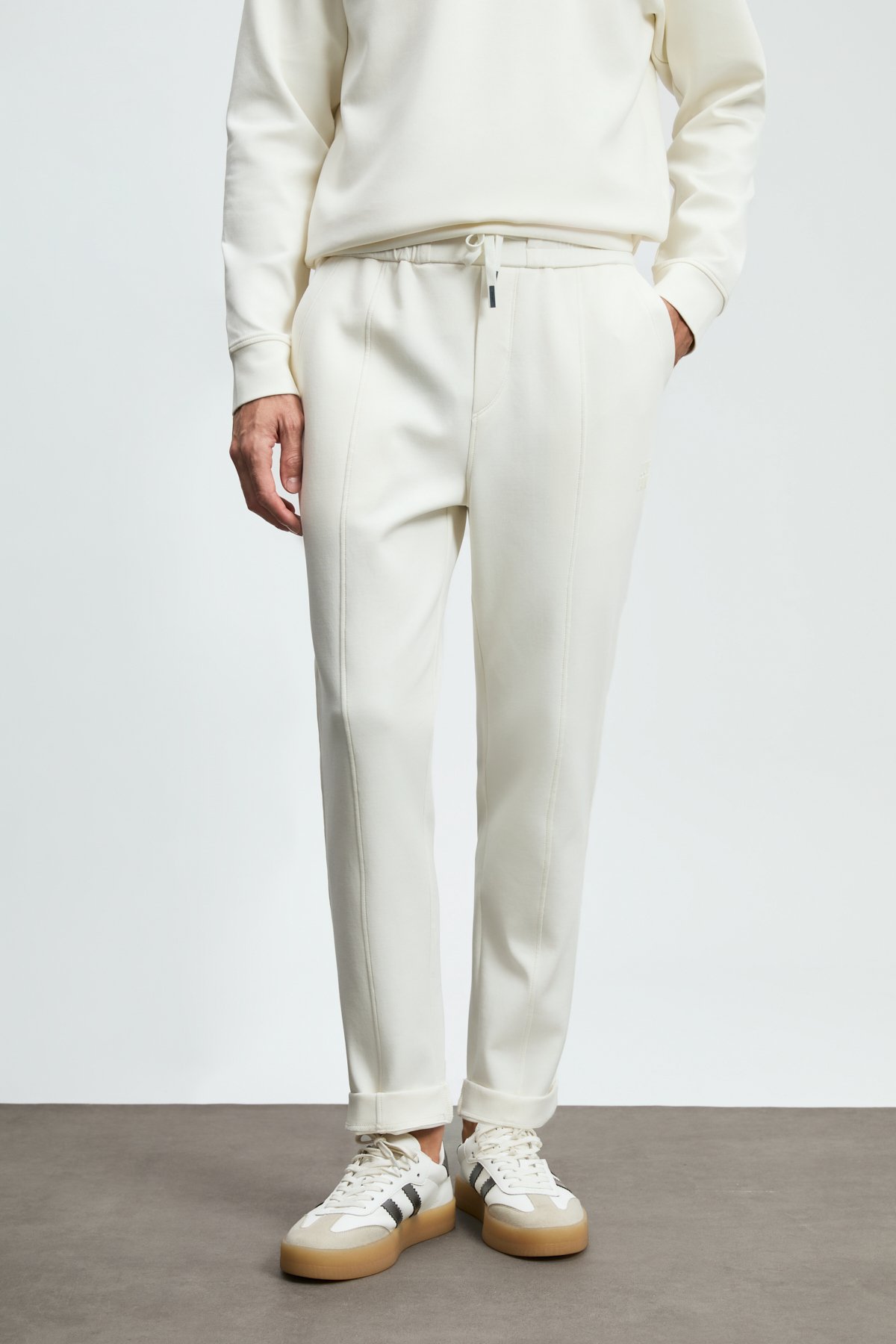 Male Tracksuit Six Off Whıte - Lufian