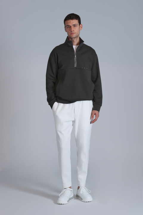 Rex Erkek Eşofman Altı Kırık Beyaz - Lufian (1)