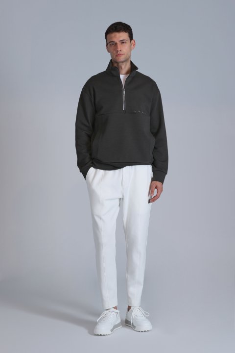 Rex Erkek Eşofman Altı Kırık Beyaz - Lufian (1)